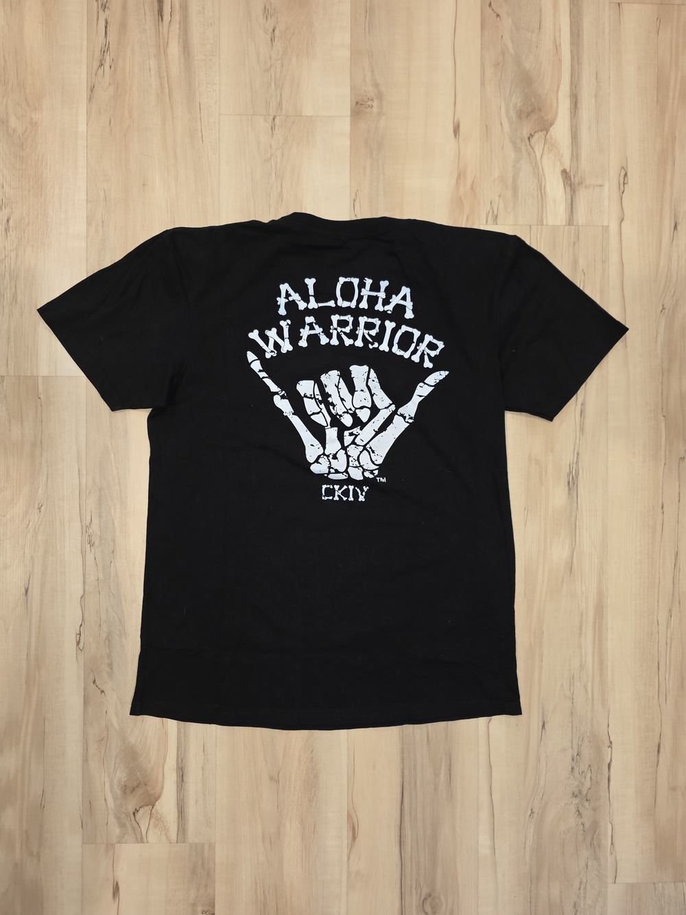 Aloha Warrior Graphic Tee - Black